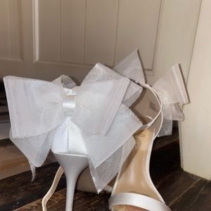 LuLu bow strap heels